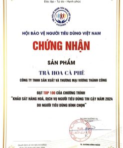 chung nhan tra hoa ca phe