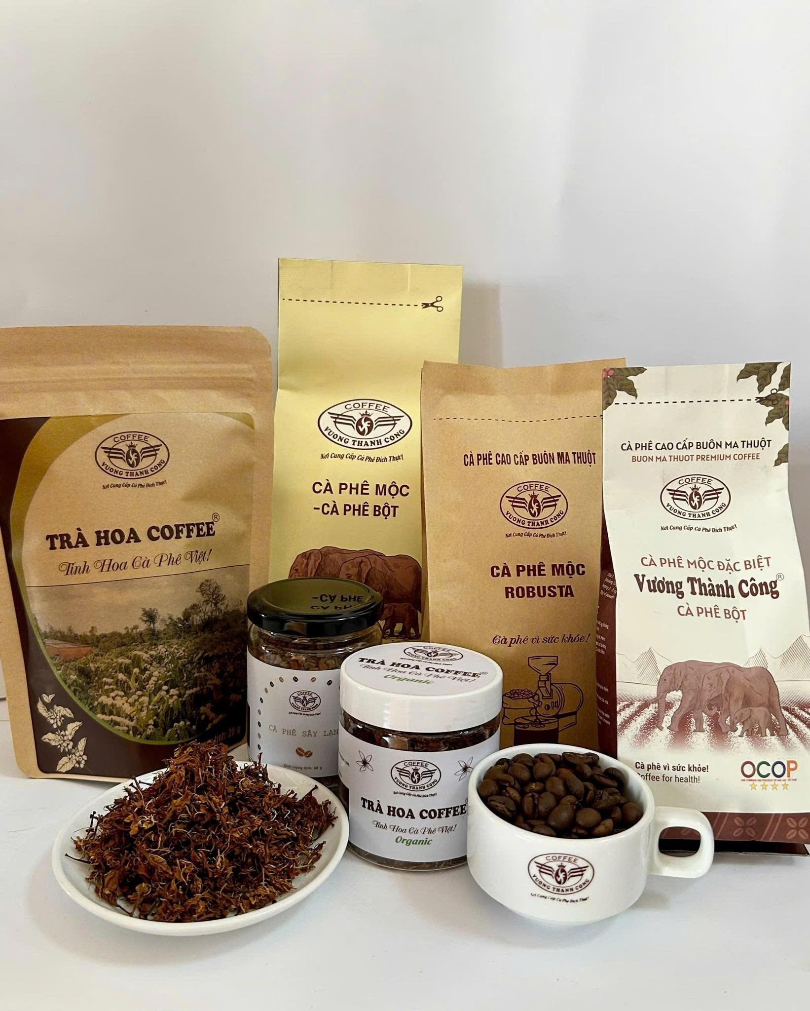 Các sản phẩm cà phê của Vương Thành Công