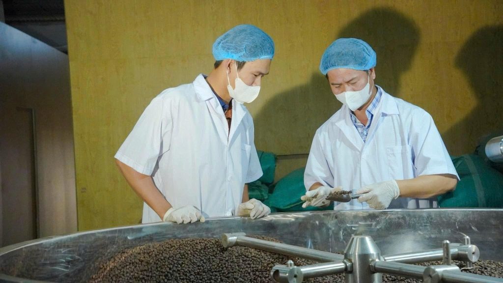 Nhà máy sản xuất cà phê của Vương Thành Công